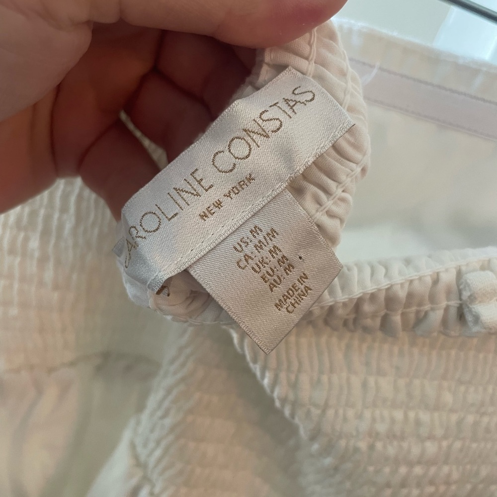 White Linen Romper - Picture 7 of 7
